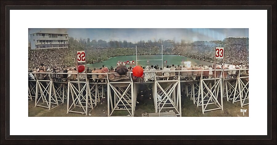 1948 indiana football game art Picture Frame print