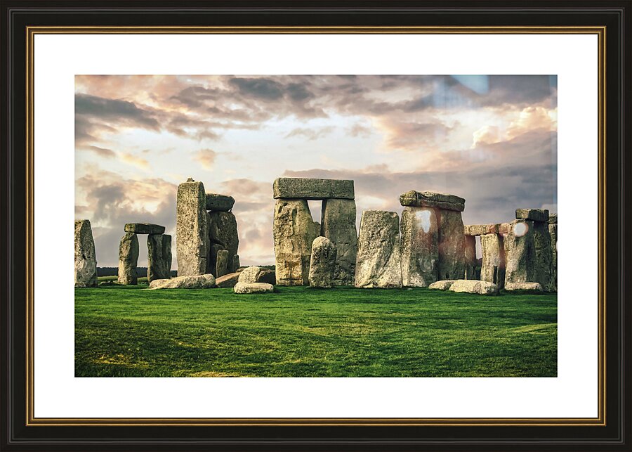Stonehenge Picture Frame print