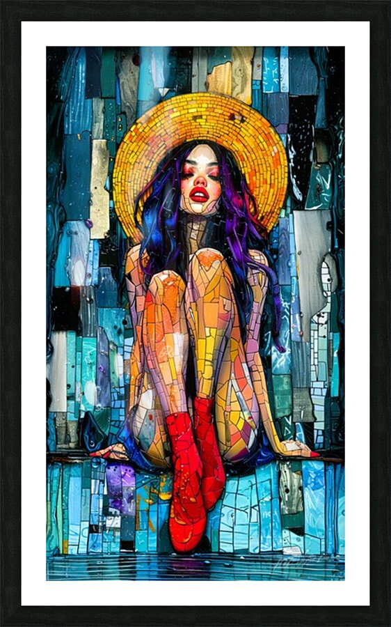 Sitting Pretty 5 Picture Frame print