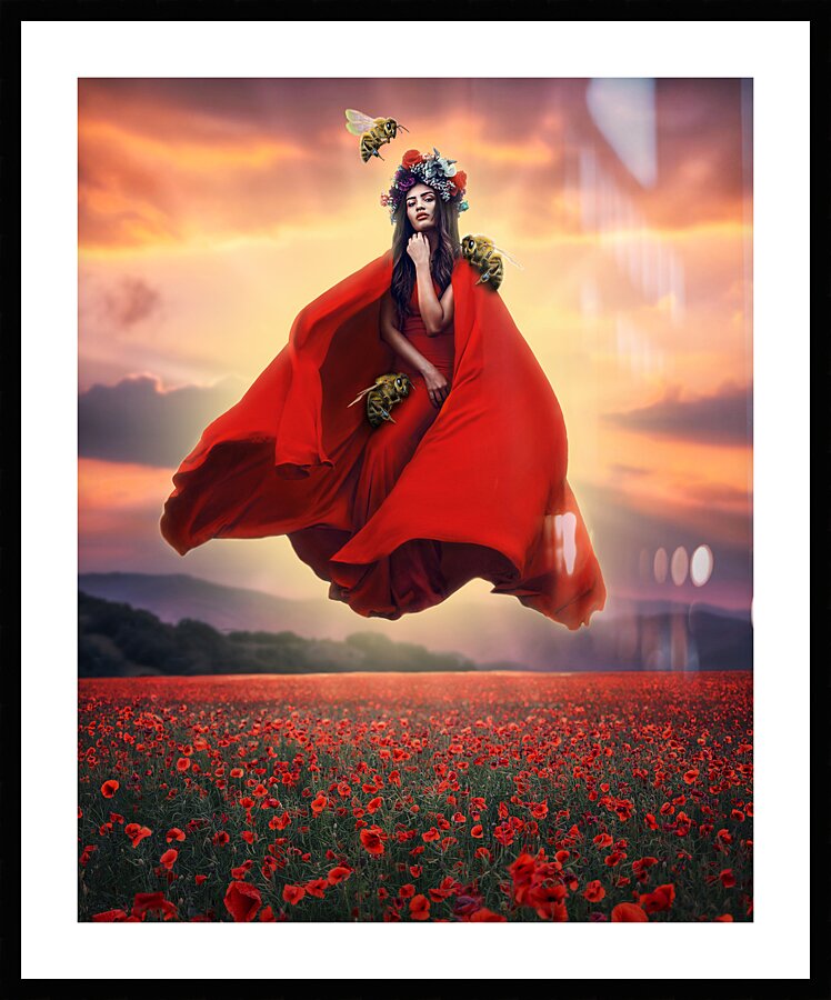 Queen Bee Picture Frame print