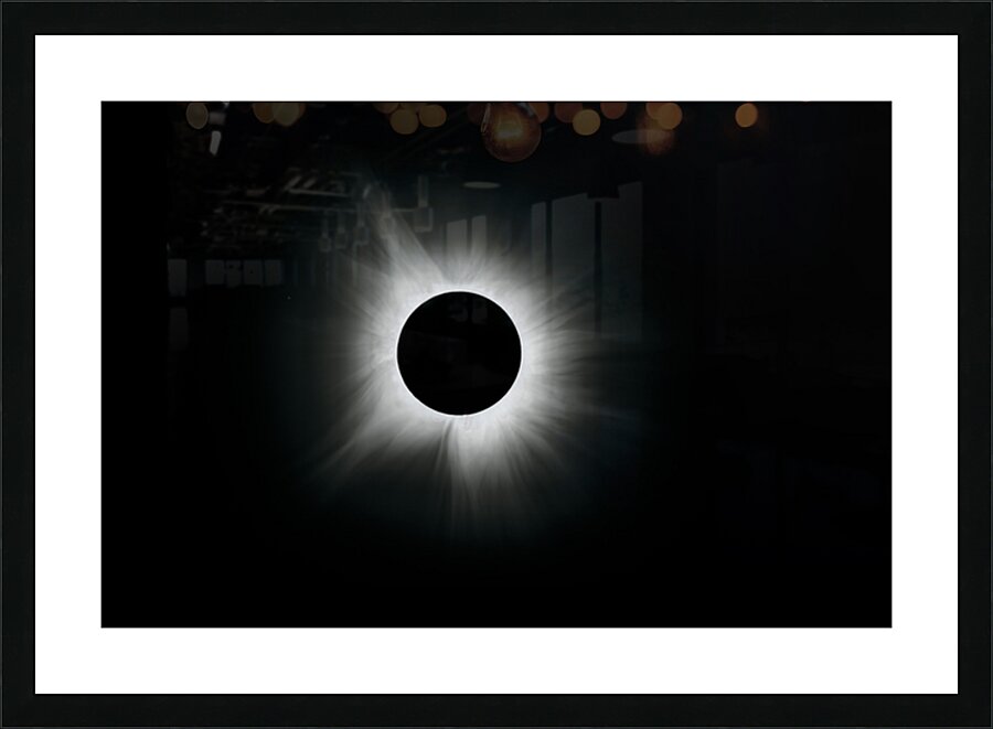 Eclipse Cornoa Picture Frame print