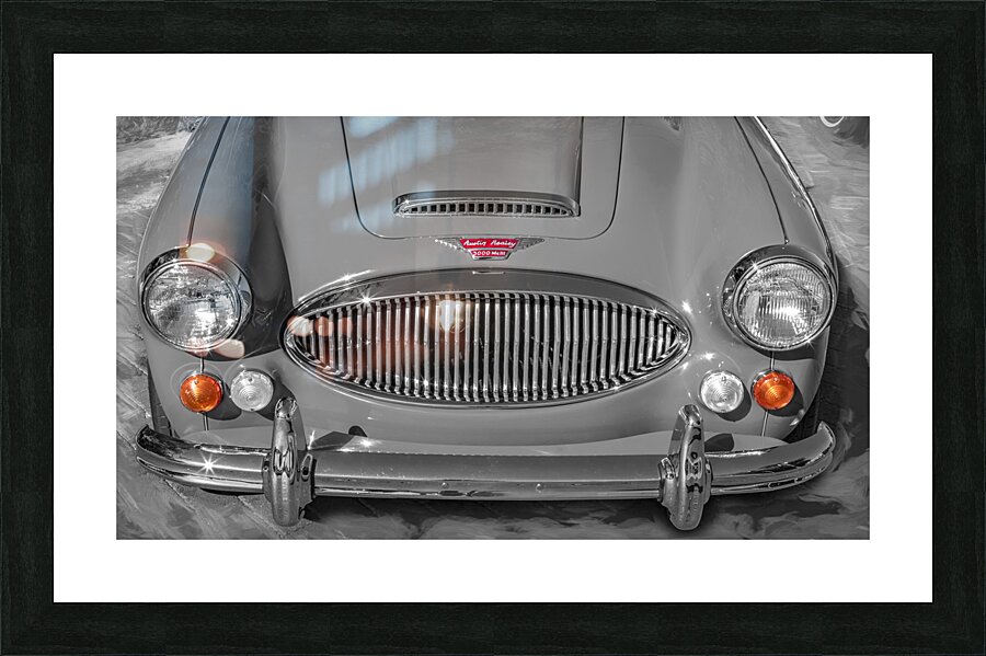 1967 Red Austin Healy 3000 MK BJ8 X1 2 Picture Frame print