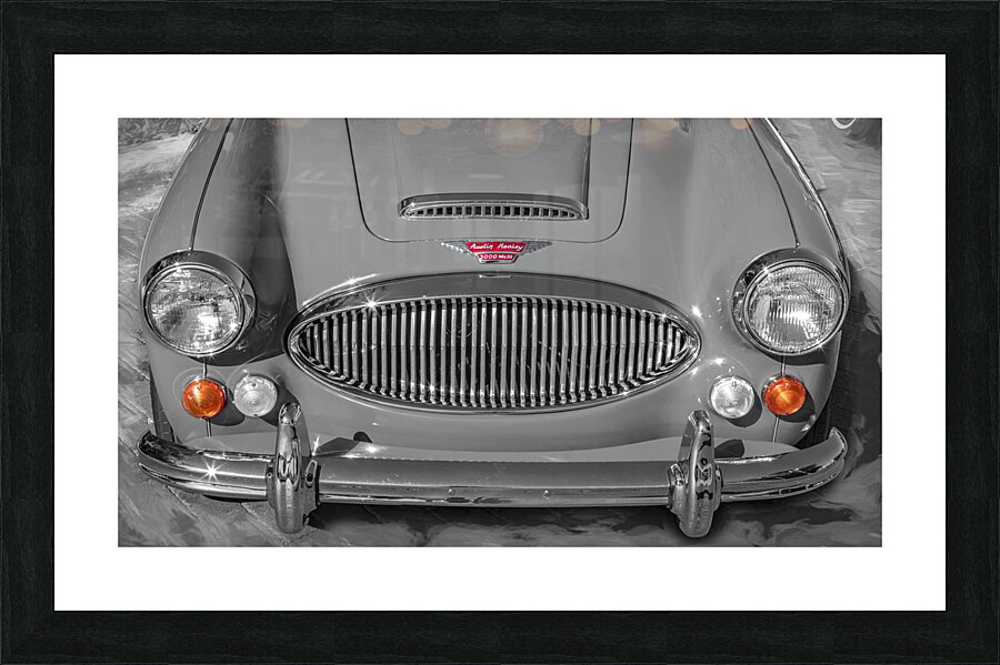1967 Red Austin Healy 3000 MK BJ8 X1 13 Picture Frame print