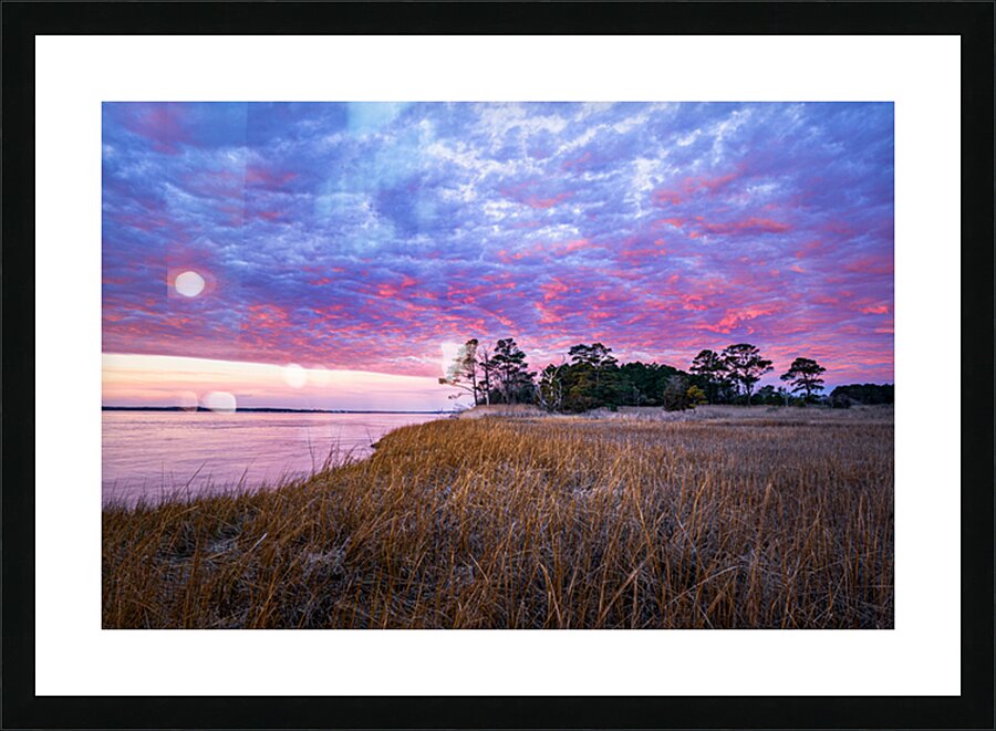 Indian Cut Sunrise Picture Frame print