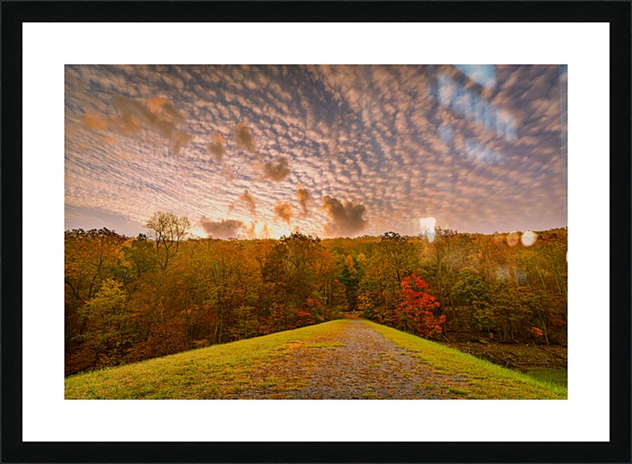 Western Maryland Sunrise Picture Frame print