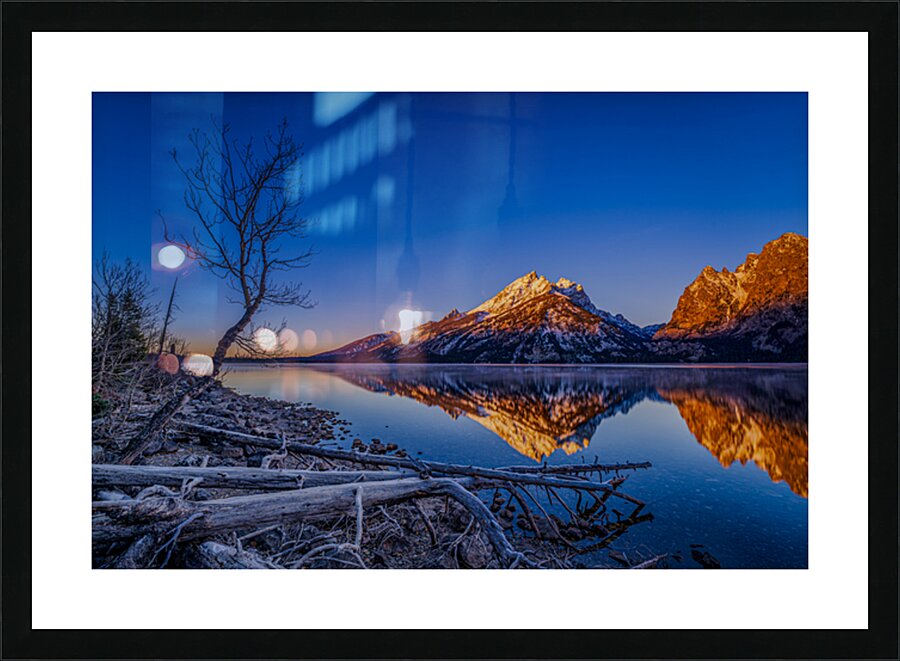 Grand Teaton Reflection Picture Frame print