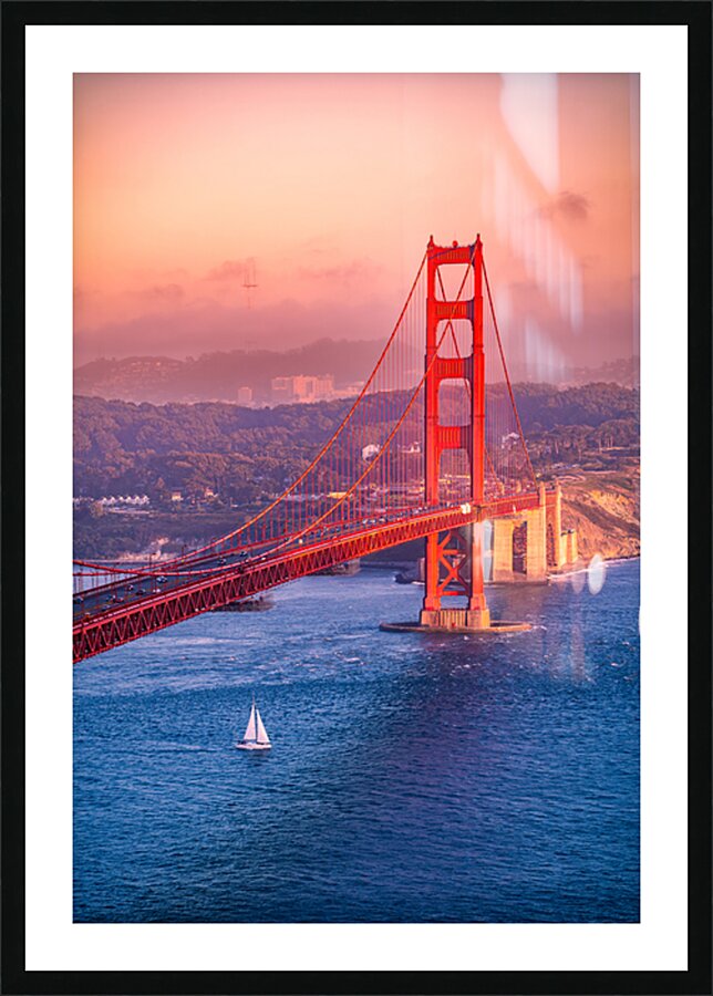 Under the Golden Gate Picture Frame print