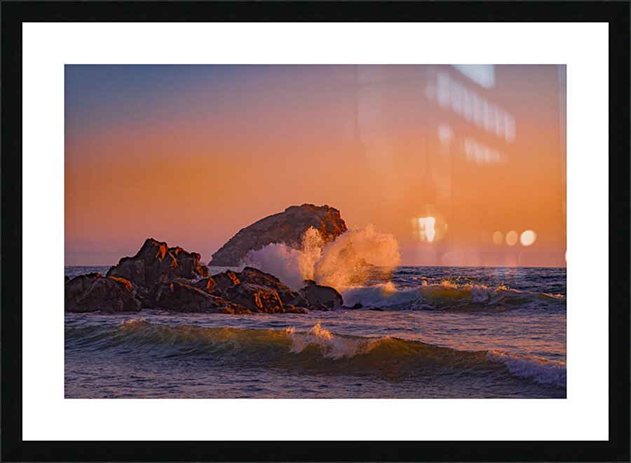 Crashing Waves Picture Frame print