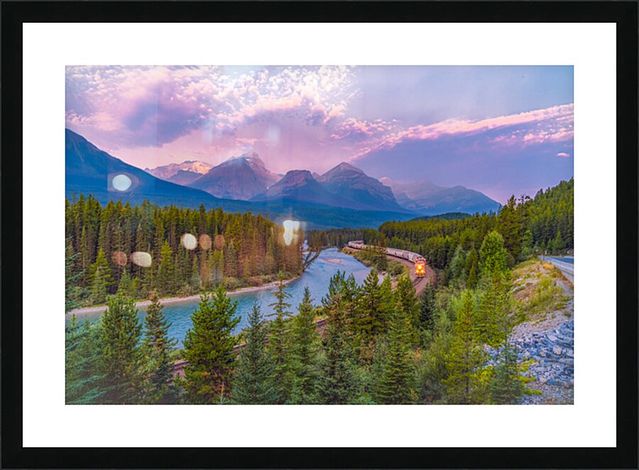 Morants Curve Sunset Picture Frame print
