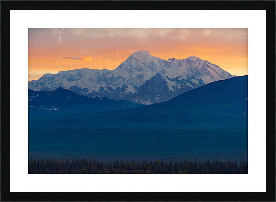 Denali Glow Picture Frame print