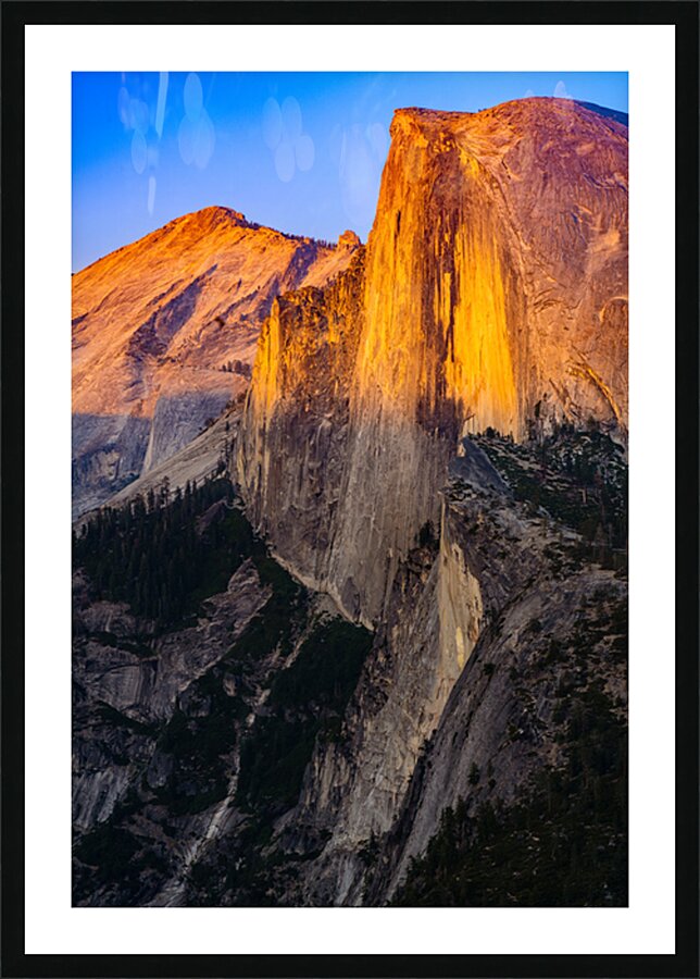 Half Dome Alpine Glow Picture Frame print