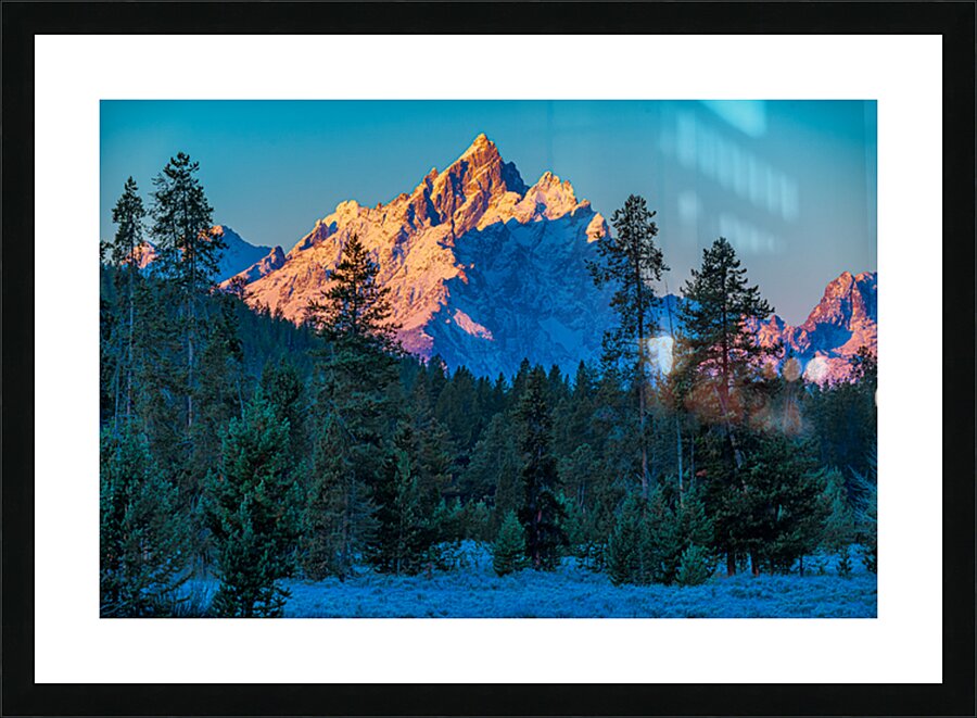 Teton First Light Picture Frame print