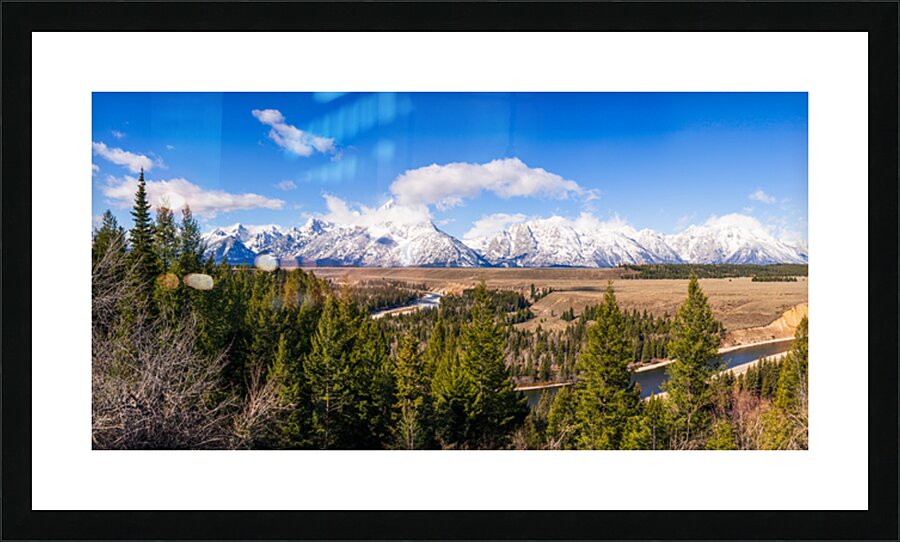 Snake River Panorama Picture Frame print