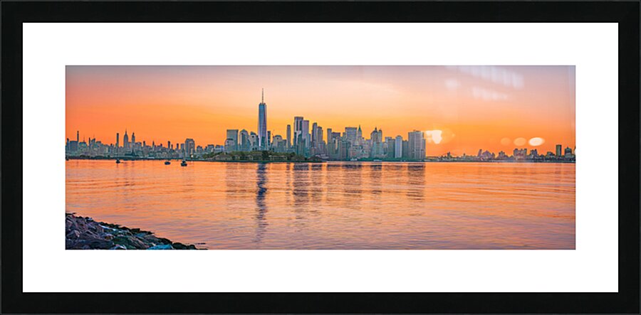 Manhatten Morning Picture Frame print