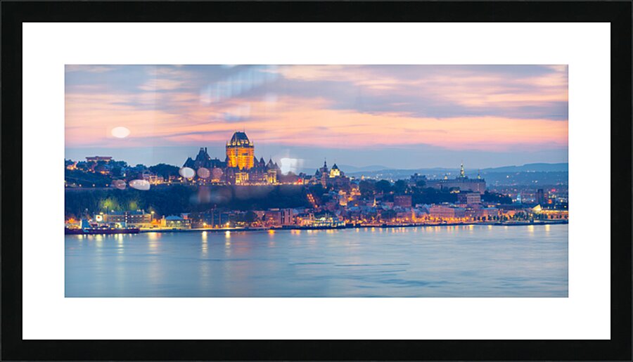 Day Sets on Quebec Picture Frame print
