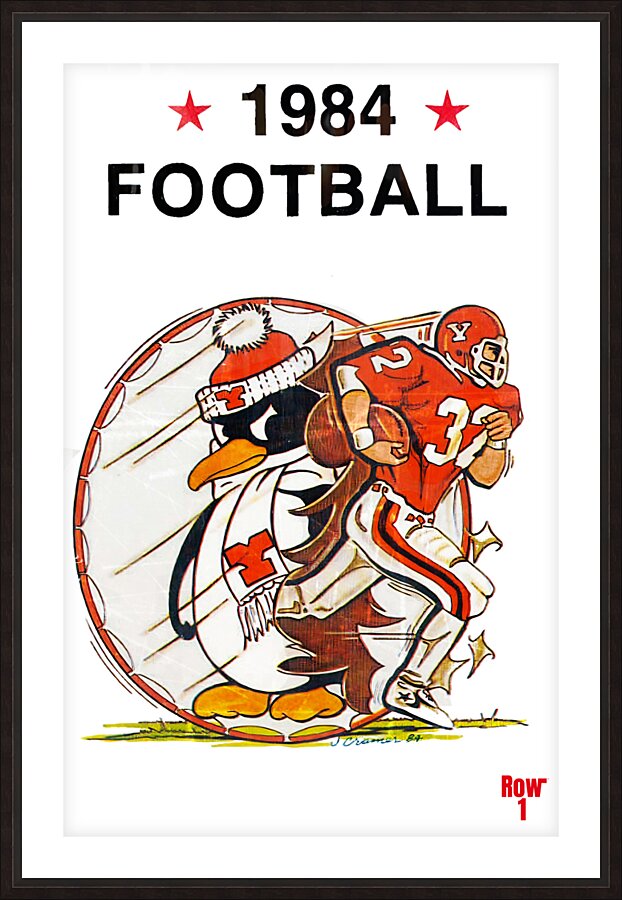 1984 youngstown state penguins football Picture Frame print