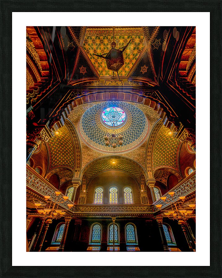 Spanish Synagogue Prague- Czech Republic Picture Frame print