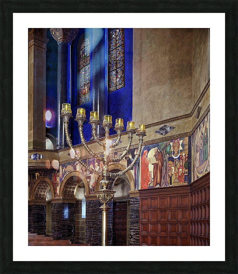 Wilshire Blvd Temple Los Angeles Picture Frame print