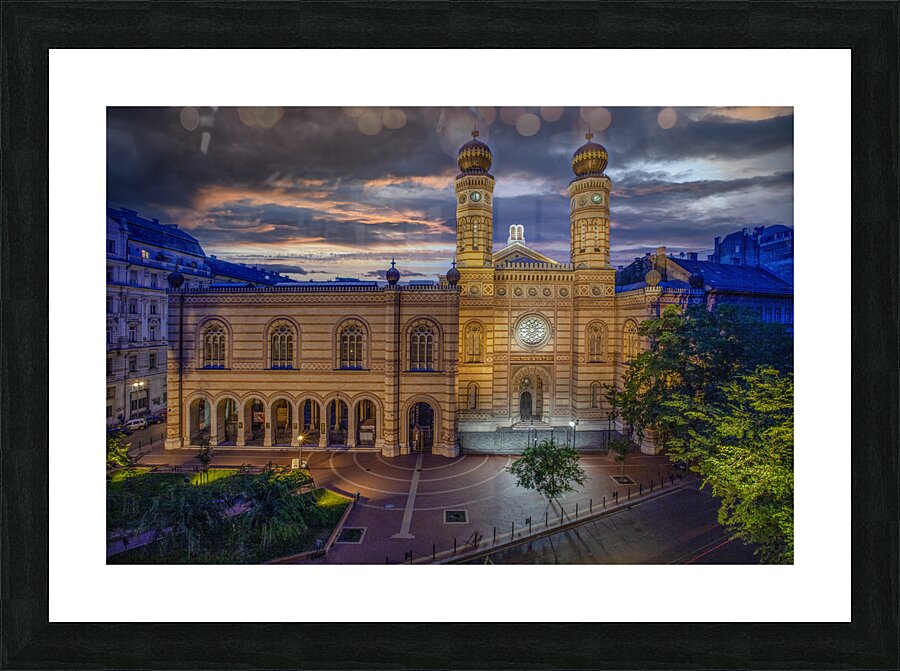 Exterior of the Dohany Street Synagogue Budapest Hungary  Picture Frame print