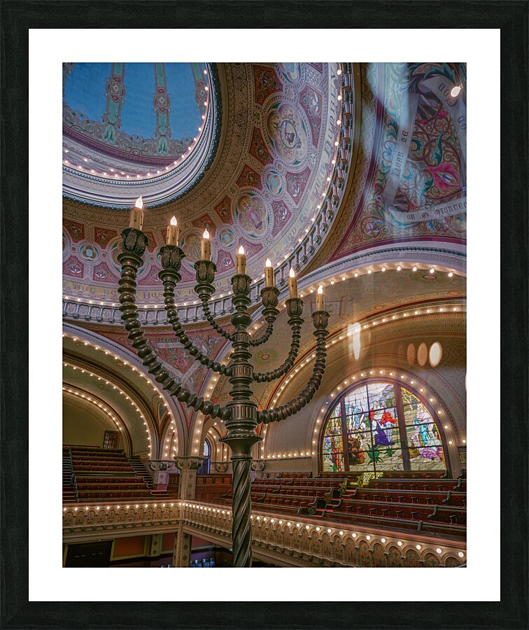Sherit Israel Synagogue San Francisco Picture Frame print