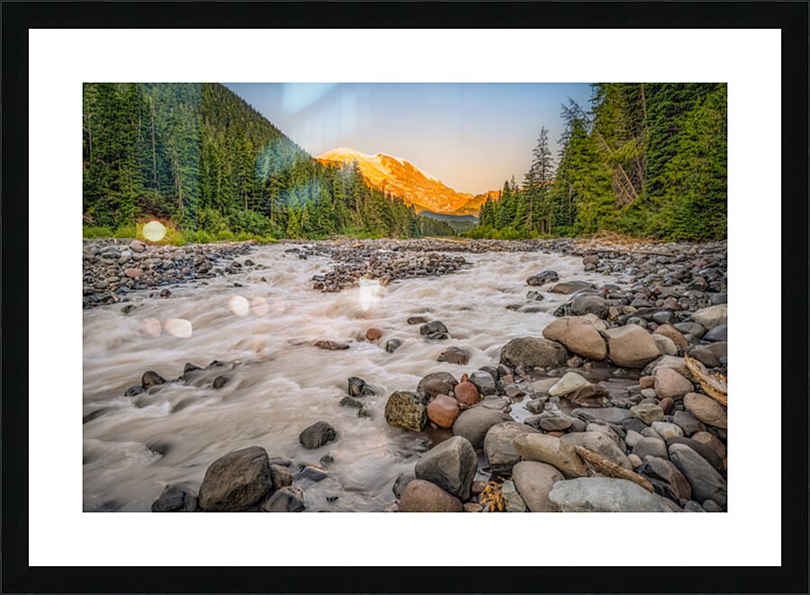 White River Picture Frame print