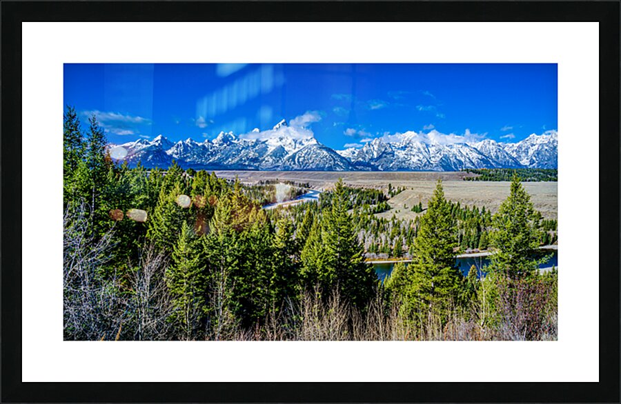 Grand Teton Snake River View Picture Frame print