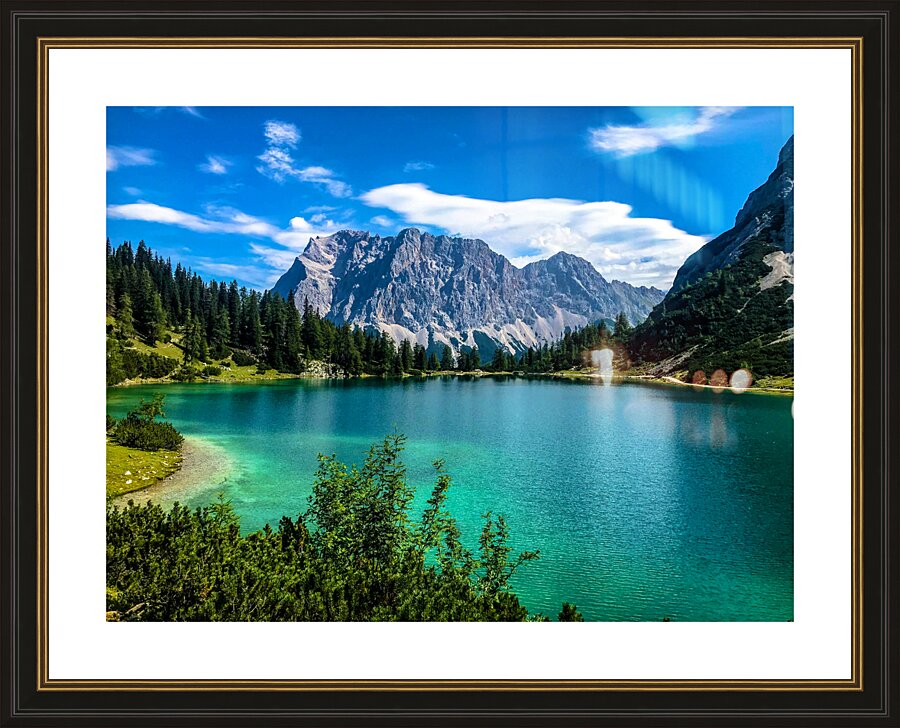 Seebensee Lake Osterreich Picture Frame print