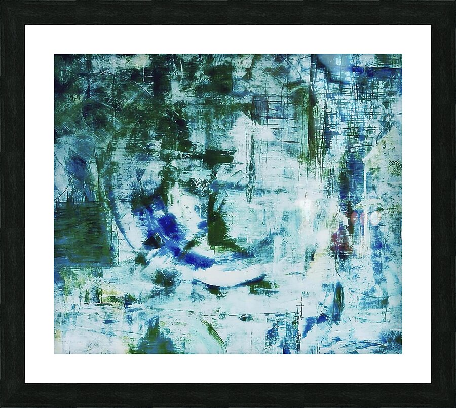 blue lagune Picture Frame print