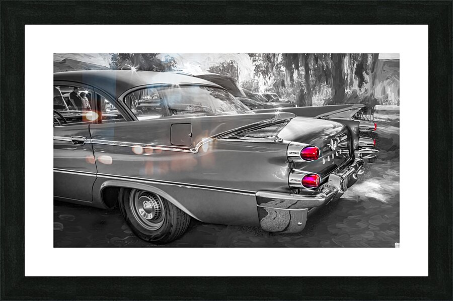 1957 Green Dodge Coronet 4 door X2 4 Picture Frame print