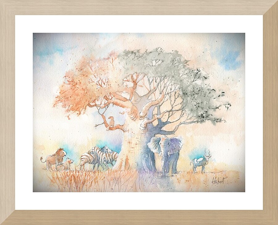 The tree of life - Horizontal print Picture Frame print