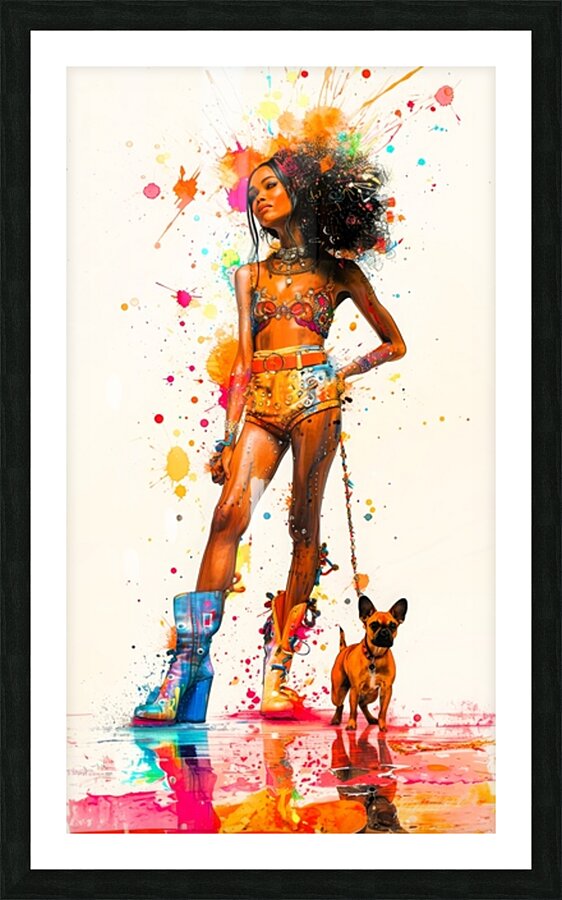 Model Pets 22 Picture Frame print