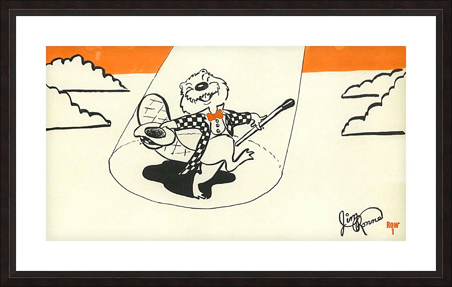 Oregon State Beaver Dancer Picture Frame print
