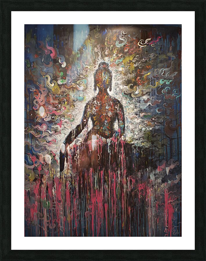 Burning Away Ignorance Leaving Behind Wisdom Picture Frame Printing