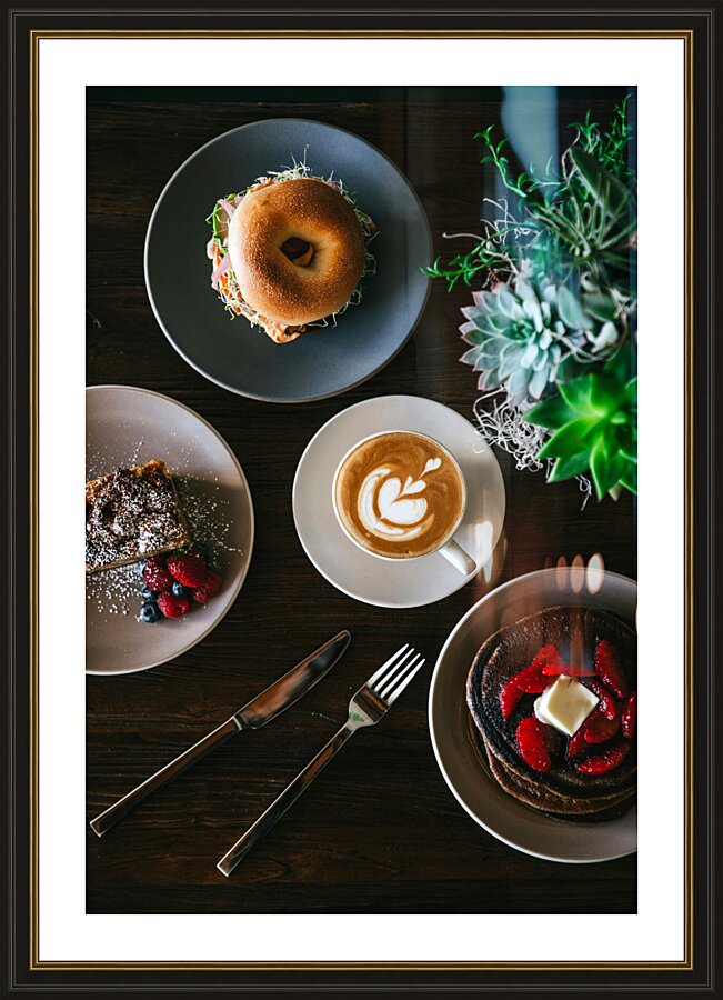 Coffee And Sweets Picture Frame print