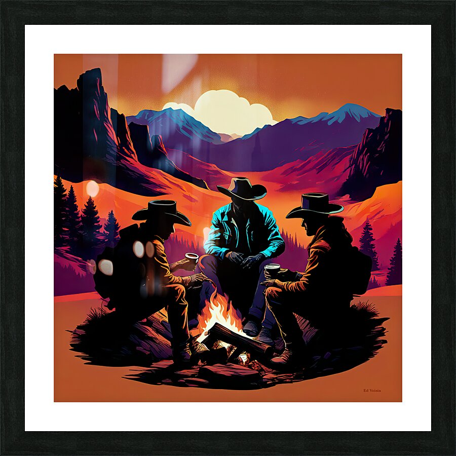 SILHOUETTE 14 Picture Frame print