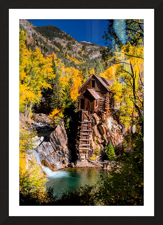 Autumn at the Crystal Mill Picture Frame print