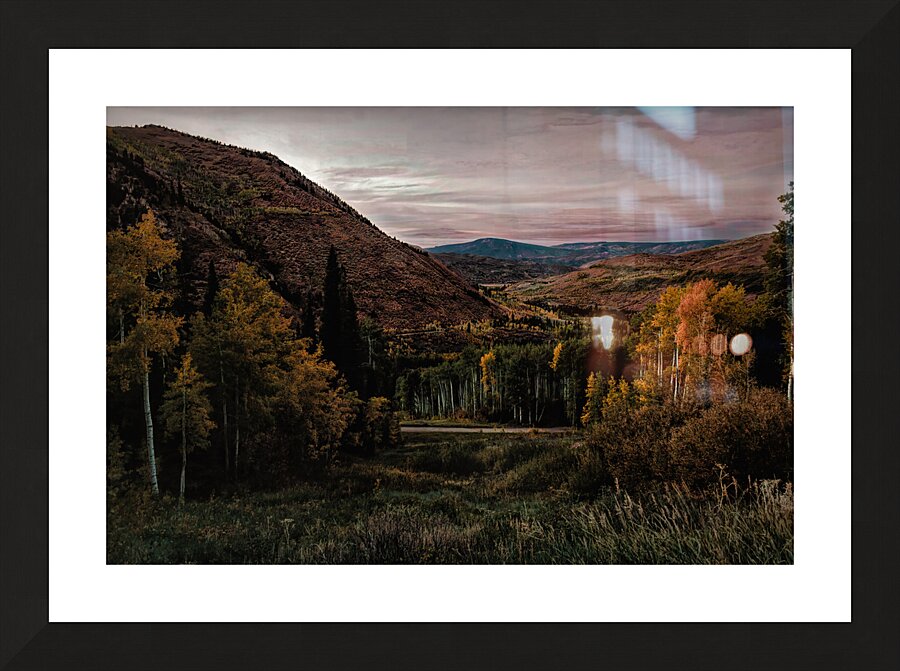 Aspen Glow in Snowmass Picture Frame print