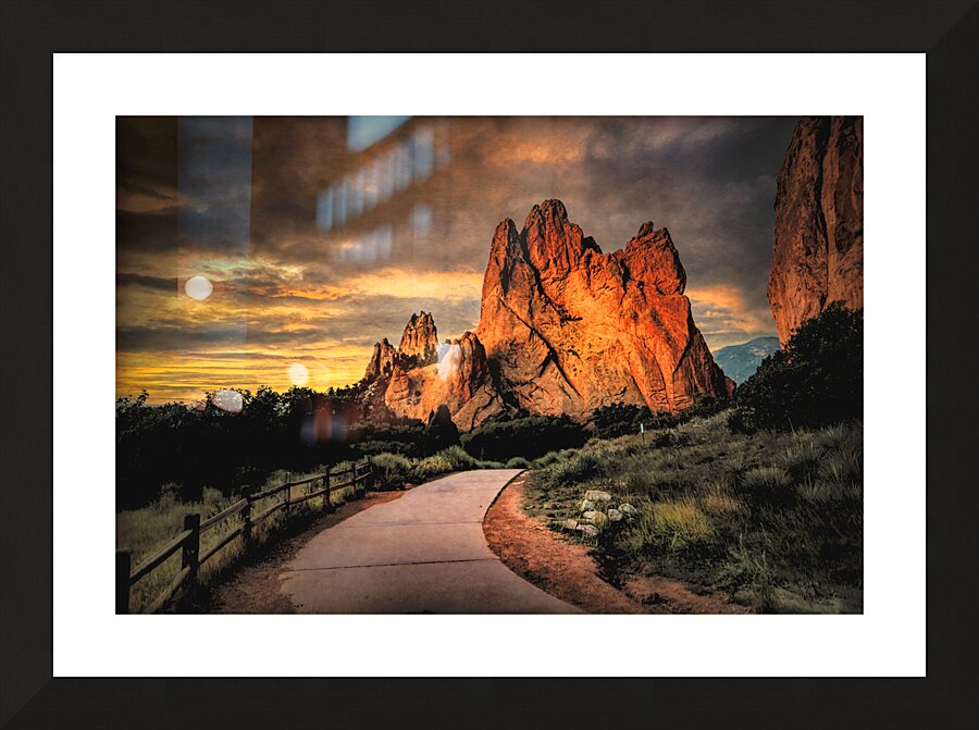 Garden of the Gods Sunrise Picture Frame print