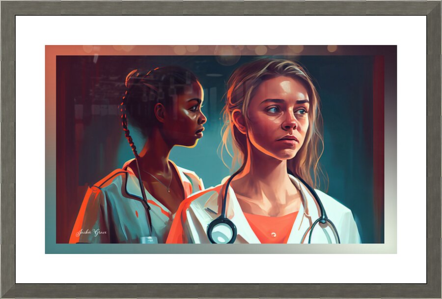 You Can Count on Sampsons Nurses Picture Frame print