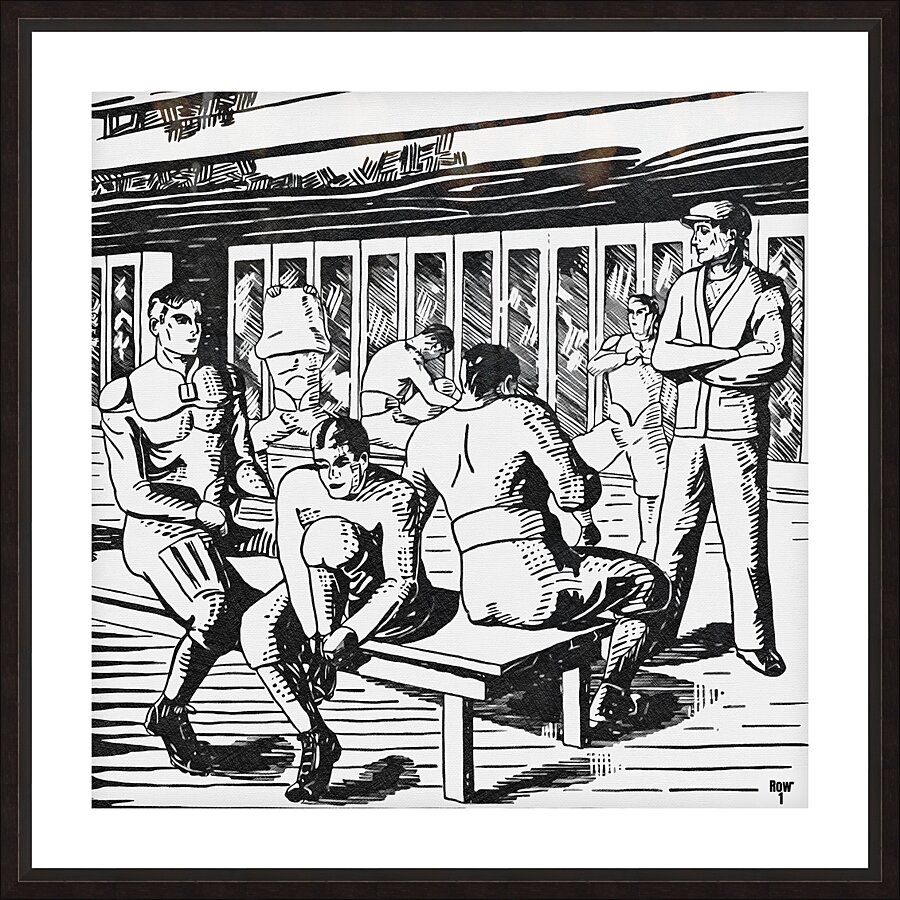 Preparing For Battle Picture Frame print