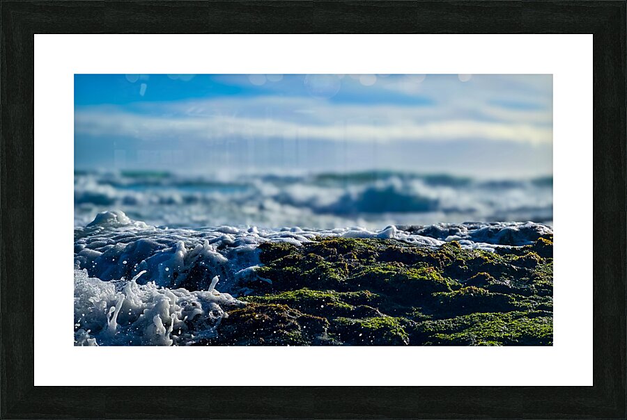 Seafoam Serenade Picture Frame print