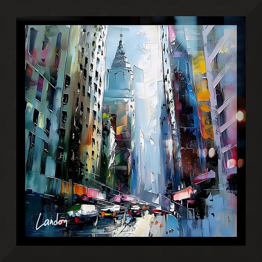 In Da City 7 Picture Frame print