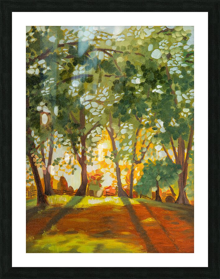 retreat light Picture Frame print