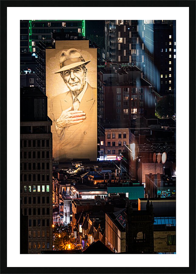 Leonard Cohen Picture Frame print