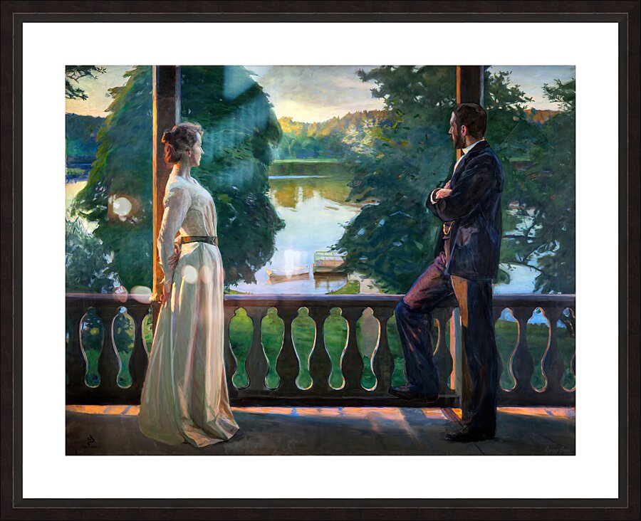 Nordic Summer Glow by Bergh Picture Frame print