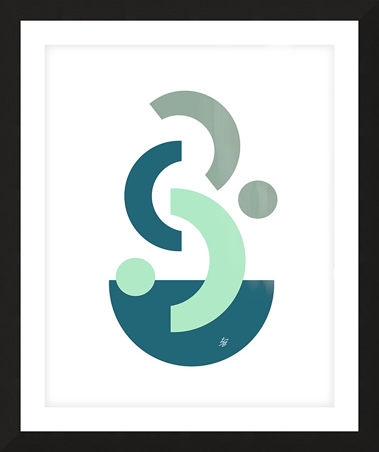 Minimalist Abstract Art Picture Frame print