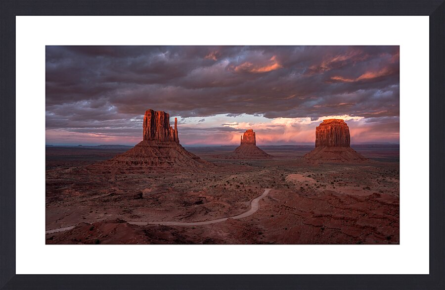Monument Valley View Point Picture Frame print
