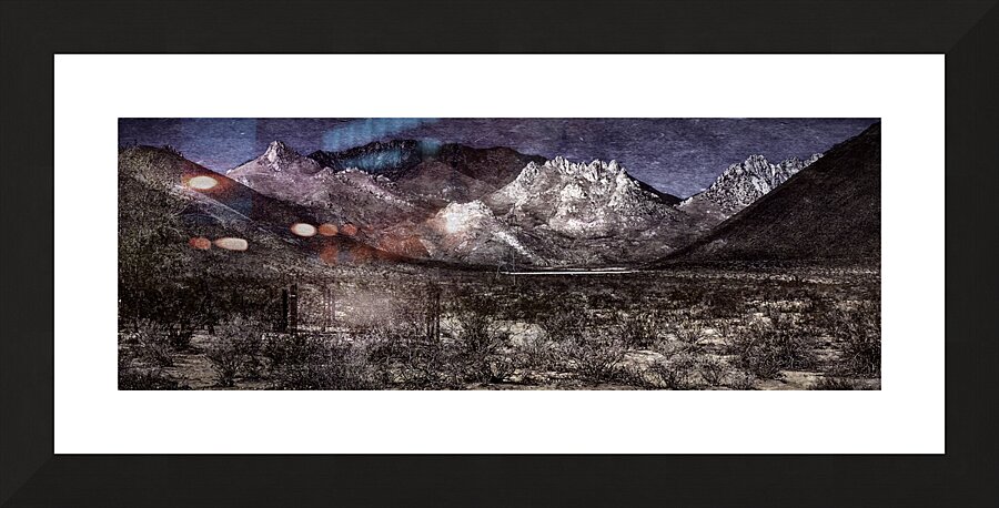 Eastern Sierra Ranch Gate Picture Frame print
