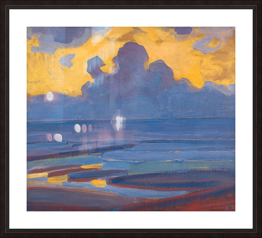 By the Sea by Piet Mondrian  Picture Frame print