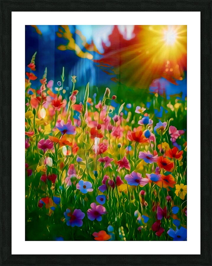 Summer Fields Picture Frame print